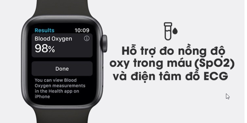 Apple Watch S6 LTE 40mm viền nhôm dây cao su hỗ trợ đo SpO2 nhanh chóng
